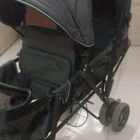 کالسکه دوقلو درحدنوفروش به علت بیجایی