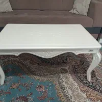 مبل ۸ نفره سالم همراه جلو مبلی و میز عسلی|مبلمان خانگی و میز عسلی|نقده, |دیوار