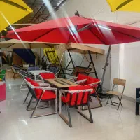 چتر پایه کنار مارینو سایبان میز و صندلی برزنت۹۲