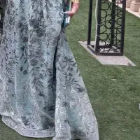 لباس مجلسی تمام سنگ‌دوزی شده