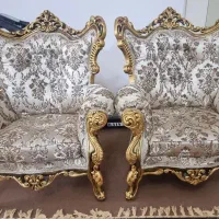 مبل سلطنتی ۷ نفره و میز ناهار خوری سلطنتی ۸ نفره