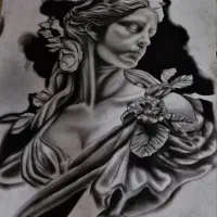 نقاشی سیاه قلم فروش و سفارش چهره|تابلو، نقاشی، عکس|لواسان, |دیوار