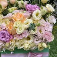 انواع باکس و دسته و ماشین عروس گل طبیعی