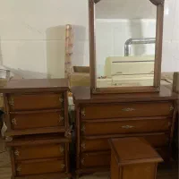 سرویس خواب چوبی بدون تخت