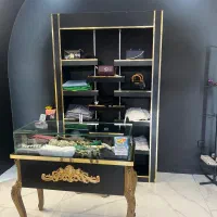 ست میز دکور وقفسه دکوری مناسب لوازم آرایشی وپوشاک