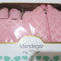 سرویس حوله نو، رنگ صورتی مارک ماندگار