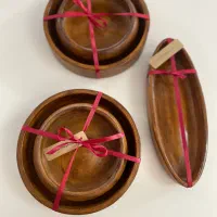 ظروف طرح چوب|ظروف سرو و پذیرایی|قم, هنرستان|دیوار