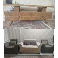 میز تلویزیون و مبل هفت نفره