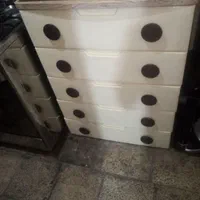 کمد لباس دو تا دراو درحد فایل آهنی پلاستیکی|جاکفشی، کمد، دراور|کرج, برغان|دیوار
