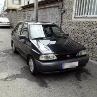 ماشین پراید مشکی مدل82