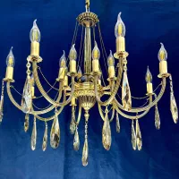 لوستر ارتا برنجی برنج/هفت+نه/روشنایی bk light 66