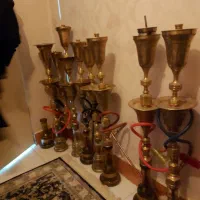 قلیان عربی برنجی ساخت تبریز