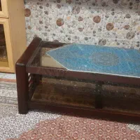 میز صفحه شیشه ای