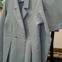 کت شلوار دخترانه ابی اسمانی خیلی شیک