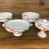 سرویس پذیرایی سرامیک دستساز طلا۱۴عیار