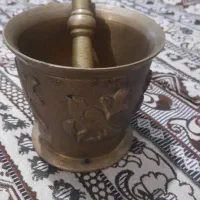 هاونگ برنجی اصل|کلکسیون اشیاء عتیقه|تهران, امام زاده حسن|دیوار
