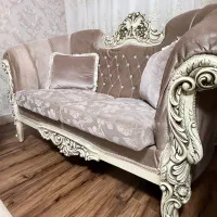 مبل استیل 7 نفره و یک میز ال سی دی|مبلمان خانگی و میز عسلی|قرچک, میرزائی شمالی|دیوار