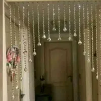 پرده کریستالی مناسب عرض ۱ متر کاملا نو|پرده، رانر، رومیزی|تهران, یافت‌آباد|دیوار