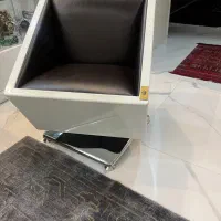 ۲عدد صندلی چرخان سفید ایتالیایی|مبلمان خانگی و میز عسلی|تهران, تهرانپارس شرقی|دیوار