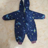 کاپشن سرهمی ضدآب  مناسب نوزادی تایک سال