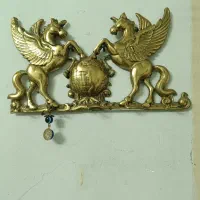 آینه شمعدان وجاکلیدی برنز