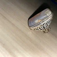 انگشتر عقیق خزه ای یا عقیق لیسی