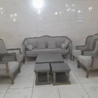 مبل فرانسوی ۷نفره  در حد نو