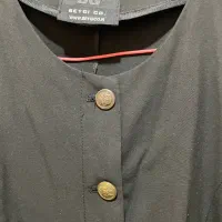مانتو مشکی اداری بیگی سایز ۴۶
