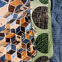 پتو طرح گلبافت یک نفره طرح دار