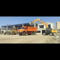 لودر کامیون بیل مکانیکی ومصالح ساختمانی