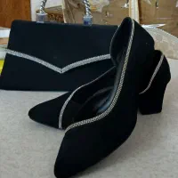 کیفو کفش ست شیک جنس مخمل