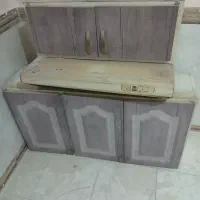 سینک و کابینت فلزی|آب‌چکان و نظم‌دهنده ظروف|ورامین, ورامین|دیوار