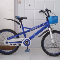 دوچرخه ۱۲ دخترانه و  20 بچه گانه آبی صفر صفر