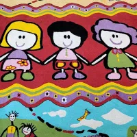 فرش ۴ متری اتاق کودک کاملا نو