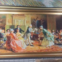 قاب و تابلو خاص با مخمل ژاپنی و نقاشی برجسته|تابلو، نقاشی، عکس|جم, |دیوار