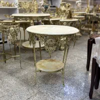 میز گرد برنز برنزی در سایز بندی 45/50/60/80/90