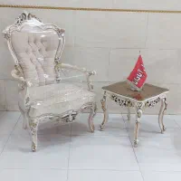 مبل استیل کلاسیک ۷نفره مدل صدف راش گرجستان درحدآک