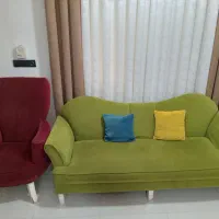 مبل راحتی هفت نفره در حد نو