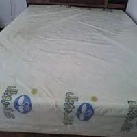 تختخواب با تشک دونفره یک نفره درحد نو