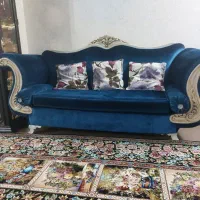 فروش مبل ۹ نفره سالم و تمیز|مبلمان خانگی و میز عسلی|صومعه‌سرا, |دیوار