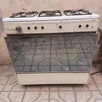 گاز فر دار سالم پنج شعله و فر سالم
