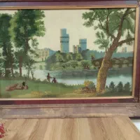 تابلو فرش دست باقت قدیمی باقدمت ۶۰