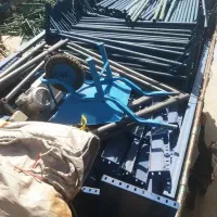 دیگ فولادی دنده رمانی میکسر خلاطه بالابر ساختمانی
