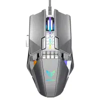 موس گیمینگ فلزی هیسکا