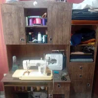 میز کامپیوتر با کمد و کتابخونه