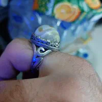 2 عدد انگشتر نقره