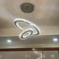 لوستر ۴ حالته دایره کهکشانی|لوستر و چراغ آویز|رشت, جهاد|دیوار
