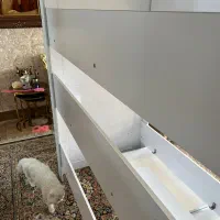 تخت دو طبقه بزرگ برند ترکیه ایی خیلی مقاوم۲/۱۷۰|تخت و سرویس خواب|پرند, فاز ۵|دیوار