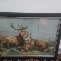 اینه با قاب چوب و قاب آهو|آینه|دورود, |دیوار