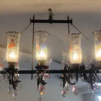 دو عدد لوستر عتیقه